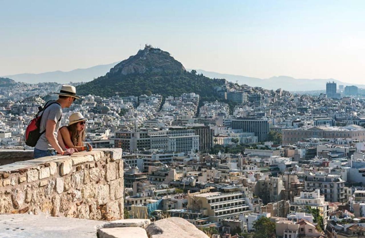 Apartamento Nephiria'S Boho House With Acropolis View! Atenas Exterior foto